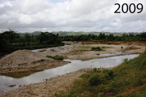 Primera limpieza del rio Veragua en 2009
